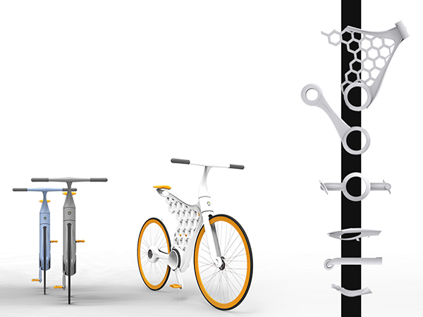 3D打印自行车架