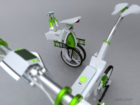 Grasshopper折叠式电动自行车