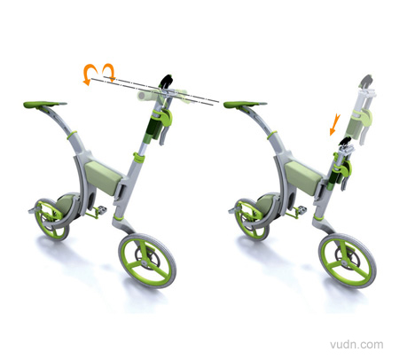 Grasshopper折叠式电动自行车