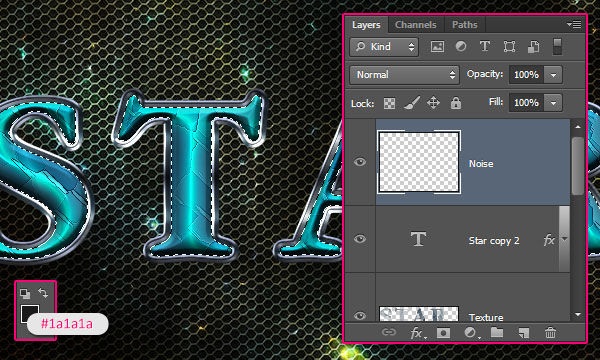 PS如何制作瓷砖文字效果