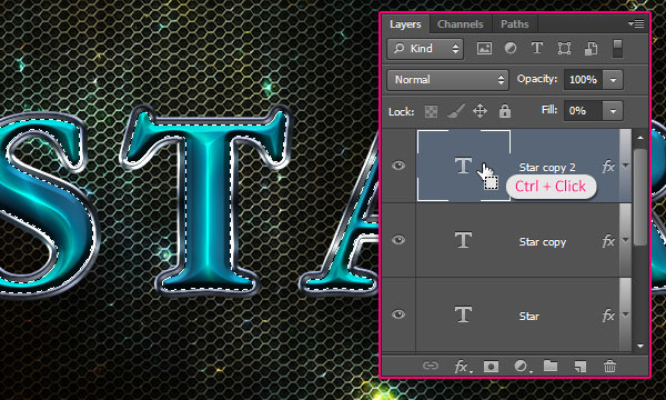 PS如何制作瓷砖文字效果