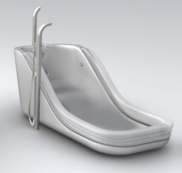 折叠浴缸创意设计,可以折叠的浴缸你见过么?