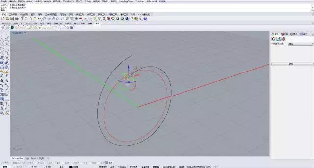 2.接着用中心点椭圆工具绘制一个椭圆截面曲线2.jpg