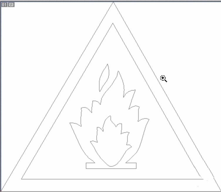 PS设计图标教程，PS怎么设计防火标志牌1.jpg