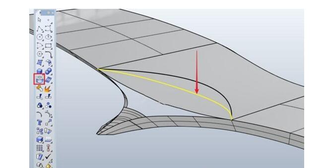 1556164434866877.jpg 第六步:投影曲线.jpg