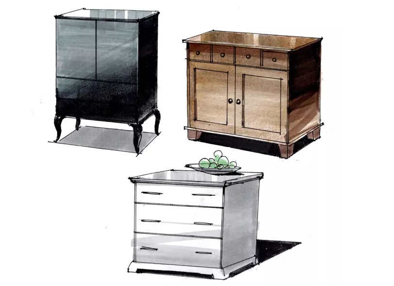 手绘室内效果图绘制表现技法分类