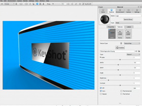 KeyShot实例渲染技巧教程，教你如何给产品添加有织纹的Logo