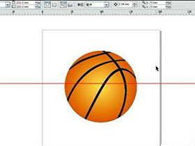 CorelDRAW绘图教程，教你cdr快速绘制篮球的方法