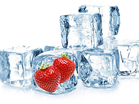 Photoshop合成实例教程，教你制作ps冰块被冰冻住的水果合成效果