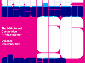 字体设计大赛，第66届纽约字体指导俱乐部奖（NYTDC）征集