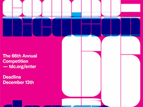 两大类别，第66届纽约字体指导俱乐部奖（NY TDC）征集