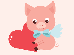 AI实例绘图教程，教你ai如何绘制爱心小猪效果