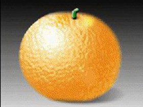 PS滤镜应用实例教程，教你用PS滤镜制作橙子效果图