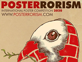反对恐怖主义，2020伊朗德黑兰POSTERRORISM国际海报竞赛开启