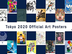 奥运海报设计创意欣赏，2020东京奥运会发布20张官方艺术海报