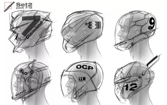 第三步：刻画头盔细节2.jpg