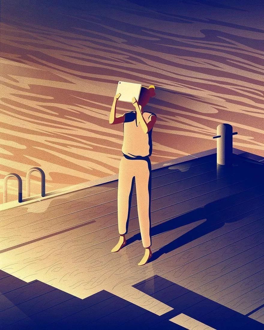 国外大牛插画设计作品欣赏jansiemen概念性矢量风格插图设计欣赏