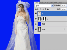 ​PS婚纱照处理图文教程，教你利用通道快速抠出新娘照片