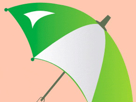 CorelDRAW绘图实例教程，教你CDR绘制雨伞方法